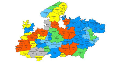 पन्ना, दमोह, टीकमगढ़ और निवाड़ी जिलों में अति भारी वर्षा की चेतावनी