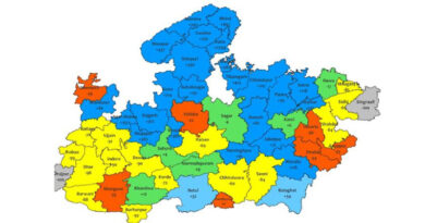 छतरपुर, टीकमगढ़ और निवाड़ी जिलों में अति भारी वर्षा होने की संभावना