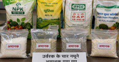 मंडला : उर्वरक के चार नमूने अमानक पाए गए, विक्रय प्रतिबंधित