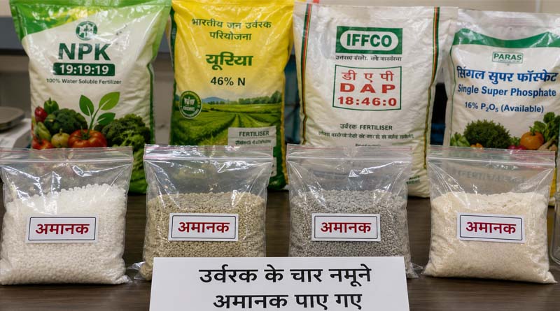 मंडला : उर्वरक के चार नमूने अमानक पाए गए, विक्रय प्रतिबंधित