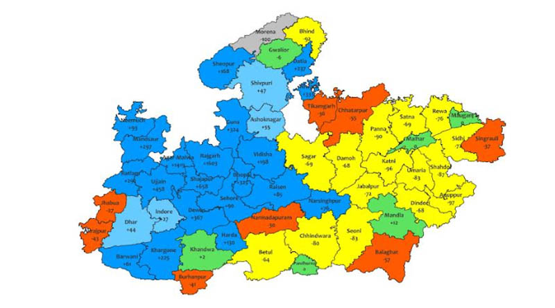 खंडवा, बड़वानी, धार और मंदसौर जिलों में अति भारी वर्षा की संभावना