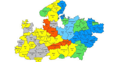सिवनी, मंडला और बालाघाट जिलों में अति भारी वर्षा की संभावना