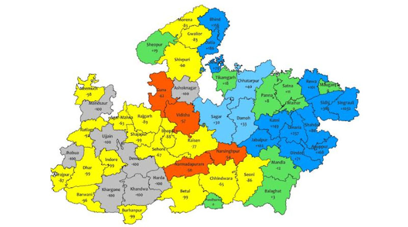 सिवनी, मंडला और बालाघाट जिलों में अति भारी वर्षा की संभावना