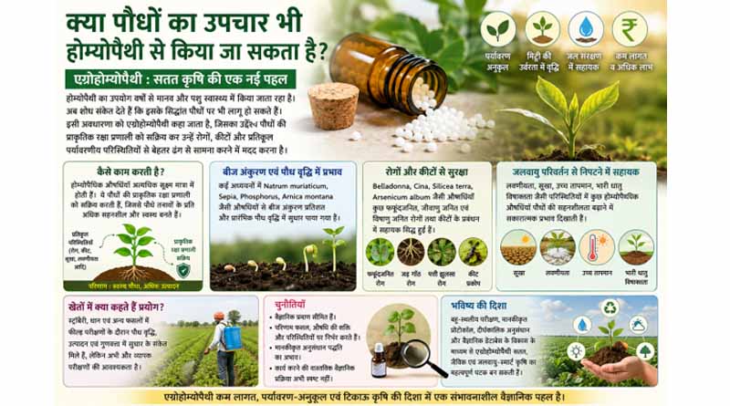 क्या पौधों का उपचार भी होम्योपैथी से किया जा सकता है?