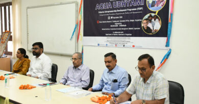 उदयपुर में एक्वा उद्यमी ओरिएंटेशन कार्यक्रम, 65 प्रतिभागियों को मिली आधुनिक मत्स्य पालन की जानकारी  