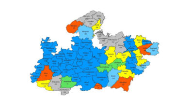 मध्यप्रदेश के सात जिलों में अनेक स्थानों पर वर्षा संभावित