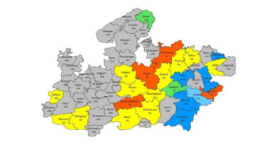 छिंदवाड़ा, सिवनी, मंडला और बालाघाट जिलों में भारी वर्षा का येलो अलर्ट जारी
