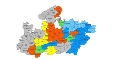 मध्यप्रदेश के 15 जिलों में भारी वर्षा का येलो अलर्ट जारी