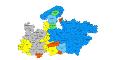 दमोह और टीकमगढ़ जिलों में अत्यधिक वर्षा का रेड अलर्ट जारी