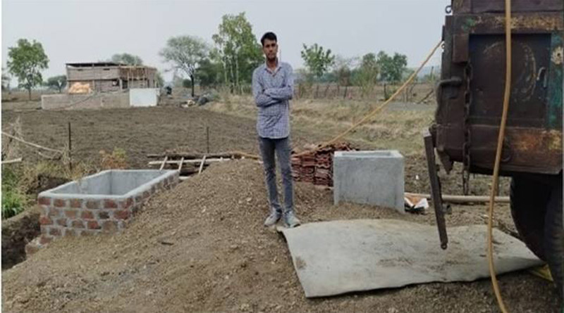 राजगढ़ : महेंद्र की बायोगैस संयंत्र से ऊर्जा बचत के साथ बढ़ी भूमि की उर्वरता