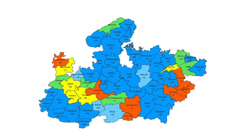 मध्यप्रदेश के 16 जिलों में भारी वर्षा की संभावना
