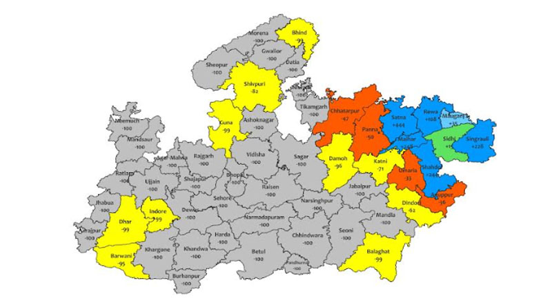 सतना, उमरिया और बालाघाट जिले में अति भारी वर्षा का ऑरेंज अलर्ट