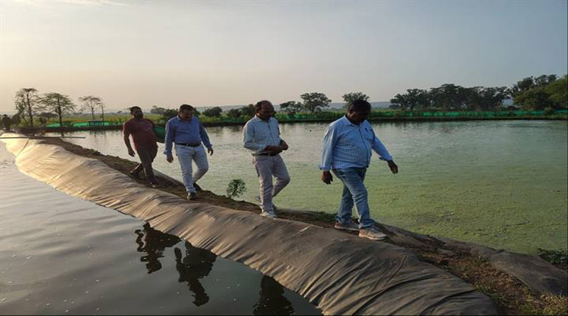 मंडला: संयुक्त संचालक मत्स्य ने मत्स्य बीज प्रक्षेत्र का किया निरीक्षण