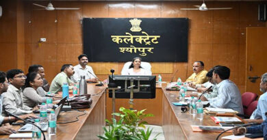 रबी सीजन के लिए सिंचाई हेतु किसानों को पर्याप्त पानी उपलब्ध कराएं : कलेक्टर श्योपुर