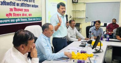 कम पानी अधिक उत्पादन किस्मे अपनाएं - जेडीए श्री सिंह