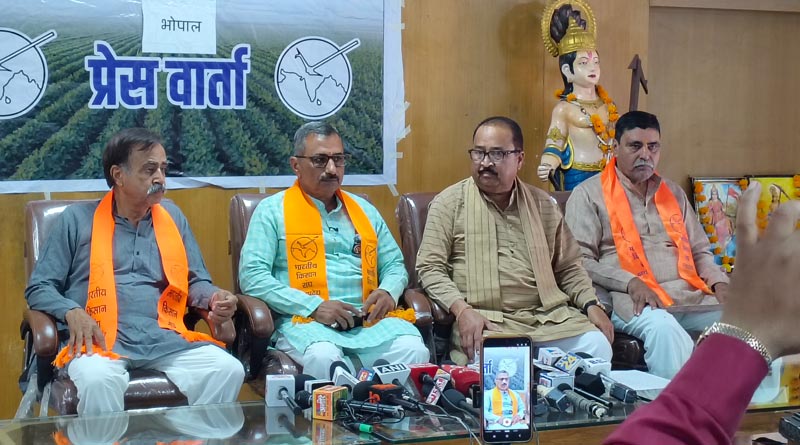 भारतीय किसान संघ ने मध्यप्रदेश सरकार को दी चेतावनी