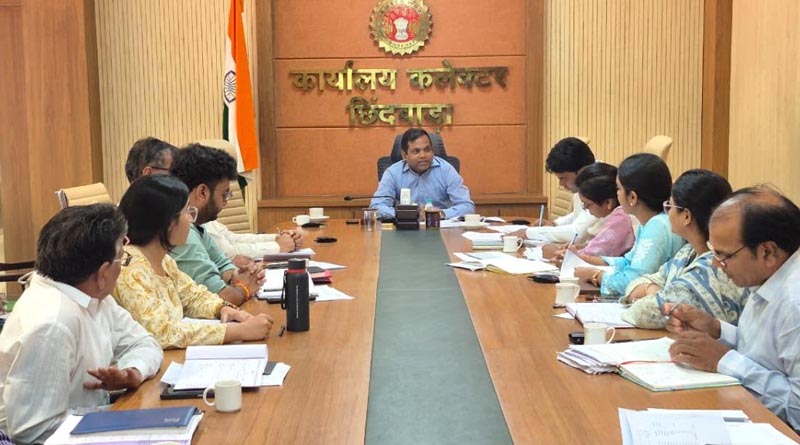छिंदवाड़ा कलेक्टर ने ली कृषि एवं सह संबद्ध विभागों की समीक्षा बैठक