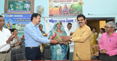 महिला कृषक दिवस पर इंदौर में महिला किसान सम्मानित